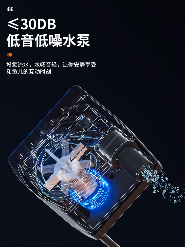 Back Filter Fish Tank Living Room 2025 New Small Desktop Ecological Landscaping Filter Oxygen Generator Home Goldfish Tank