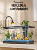 Fish Tank Small Living Room 2025 New Model Ecological Landscaping Filtration Oxygenation All-In-One Machine Desktop Goldfish Tank Aquarium