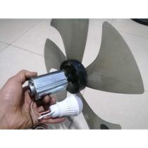 Wind turbine 12V volts 24V volts 120V volts 80 watts small permanent magnet DC hand generator high power lamp