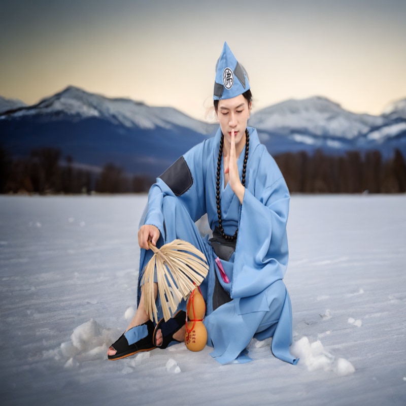 Beggar Outfit, Jigong Costume, Funny Tattered Clothes, Ancient Beggar Suit, Beggar Gang Worn-Out Patched Clothes, Panhandling Outfit
