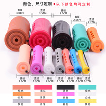 American cold perm bar curling bar plastic perm rubber band hairdressing tool with cover hair curlers in stock