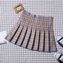 Women High Waist Pleated Skirt School Mini Skirts for Girls
