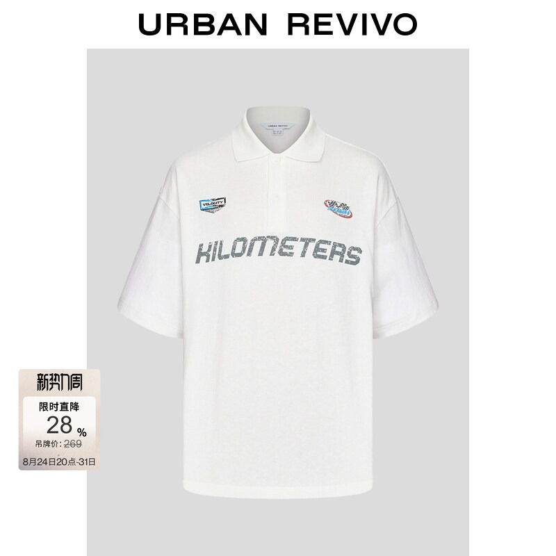 Ur2026 Summer New Men's Trendy Vintage Sports Style Short-Sleeved Polo Jersey Style Polo Shirt Uuv460145