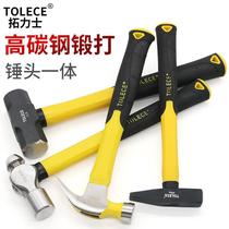 Torex octagonal hammer claw masonry hammer fitter hammer round head mini hammer sheet metal wood hardware tool