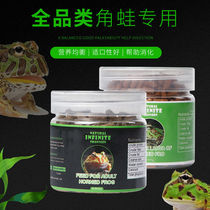 Horned frog feed clown frog tree bell horned frog tree frog bull tree frog feed grain grandpa frog grain high protein food feed