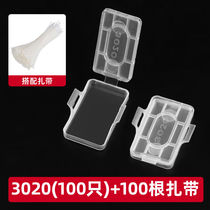 JIENG waterproof transparent wire and cable sign 3010 plastic sign hangtag tie sign frame tag