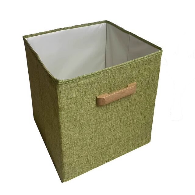 Fine Linen Storage Box, Drawer-Type, Large Capacity for Class Books, Odorless, Washable, Foldable Box for Clothes and Toys