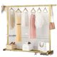 Internet Celebrity Home Balcony Clothes Drying Rack Living Room Cream Style Cool Clothes Hanger Hotel Room Hanging Clothes Artifact with Pulleys