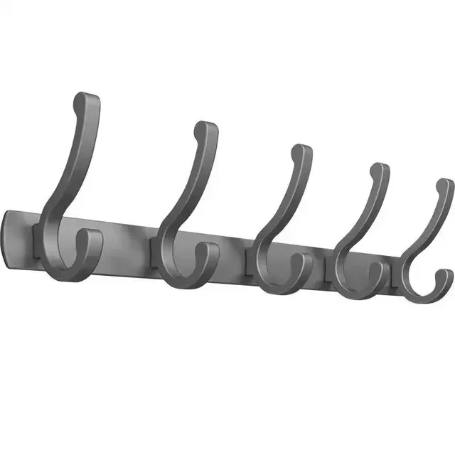 Wall-Mounted Hooks for Hanging Clothes, Entryway Shoe Cabinet Hooks, Bathroom High-Grade Aluminum Alloy Wall Hooks, Space Aluminum