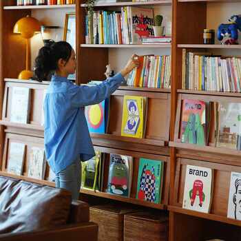 Nordic living room bookcase household solid wood combination cabinet storage display cabinet japanese cherry wood whole wall floor-standing bookcase
