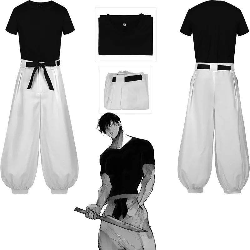 Anime Jujutsu Kaisen Fushiguro Toji Cosplay Costume Adult Un