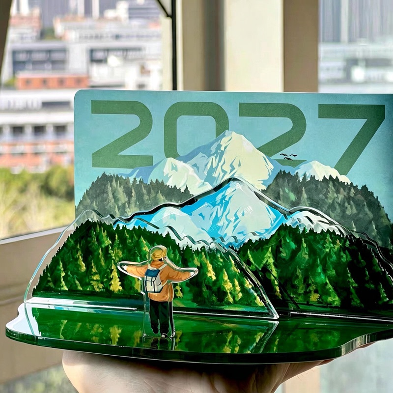 2027 Life Is a Wilderness Calendar Creative High-Value Weekly Planner Check-In Office Desktop Small Desk Calendar Gift 2027 Life Is a Wilderness Calendar Creative High-Value Weekly Planner Check-In Office Desktop Small Desk Calendar Gift