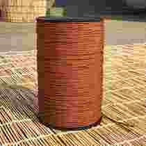 High-quality bamboo curtain reed curtain rolling curtain drawstring 20 meters core-spun nylon rope coffee-colored pulley vertical cord special wear-resistant