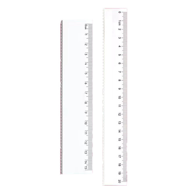 Transparent Ruler, Special Ruler for Primary School Students, Multifunctional 15/20/30cm 40cm Kidsren's Plastic Ruler