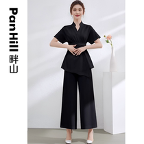 Summer skin management beauty salon health club beautician technician beauty clothing stand collar work clothes high-end suit