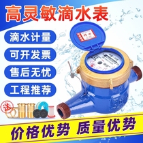 German imported water meter for home rentals high-sensitivity anti-drip water meter 4 minutes 6 minutes 1 inch intelligent universal wet type
