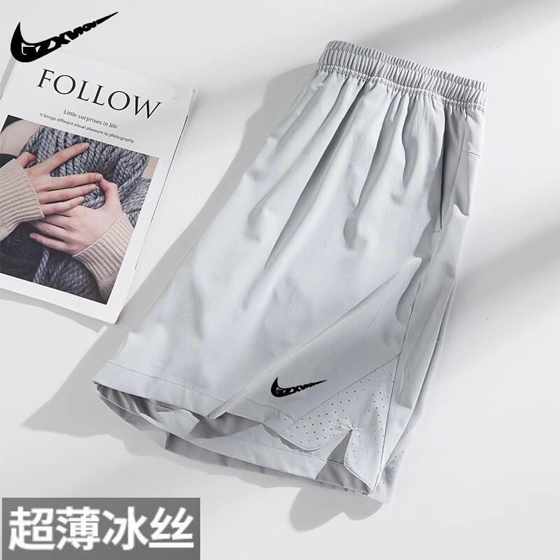 Plus-Size, Lightweight, Breathable Ice Silk Sports Shorts for Men and Women, New Summer Style, 8XL Running Shorts