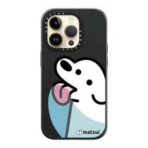 caseti new CASETi co-branded matsui cute dog black matte mobile phone case iPhone15ProMax