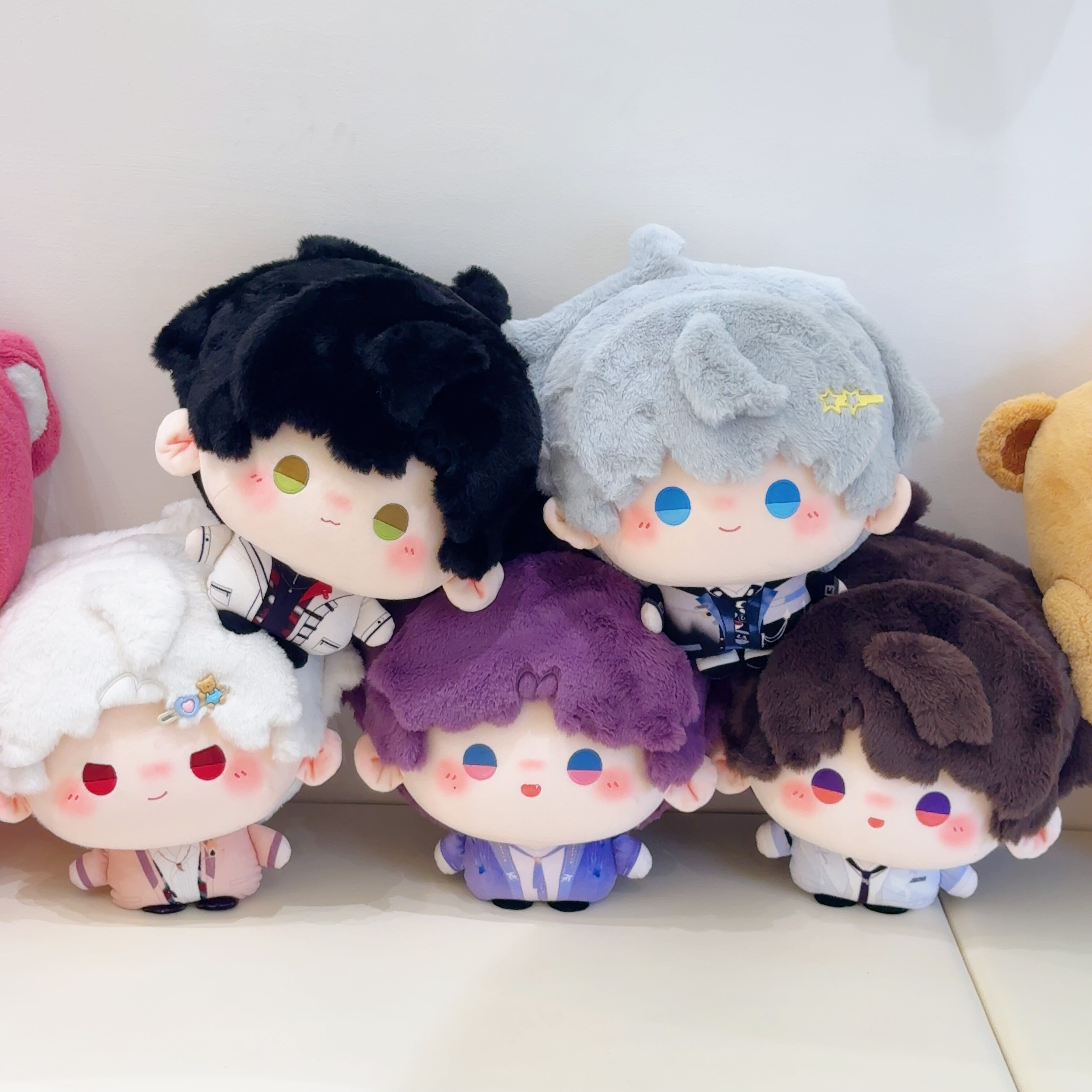 Love and Deep Space Big Head Steamed Bun Body Cotton Doll Qi Yuli Shen Qin Che Shen Xing Returns to Xia Yi Zhou Original Fan