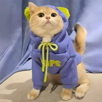 British shorthair dog thickened silver gradient ragdoll cat clothes