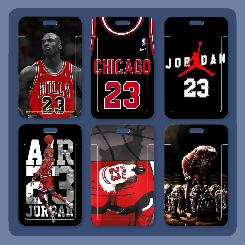 Basketball God Jordan Merchandise Meal Card Holder Ancient Star Athlete Id Card Student Campus Card Id Card Holder Case for Boys Basketball God Jordan Merchandise Meal Card Holder Ancient Star Athlete Id Card Student Campus Card Id Card Holder Case for Boys