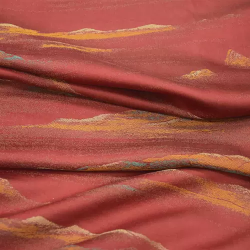 Красная жаккардовая атмосфера тысячи миль джингшанской песни Jinxiang y Yunsha 40 м.