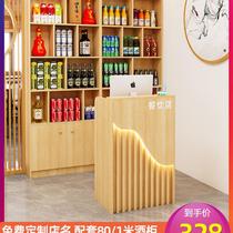 Restaurant checkout counter simple modern small front desk reception desk small shop simple cashier counter bar table