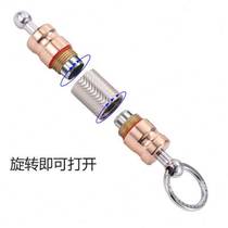 LUBINSKI cigar hole opener dual-caliber cigar drill pure copper engraving portable cigar drill