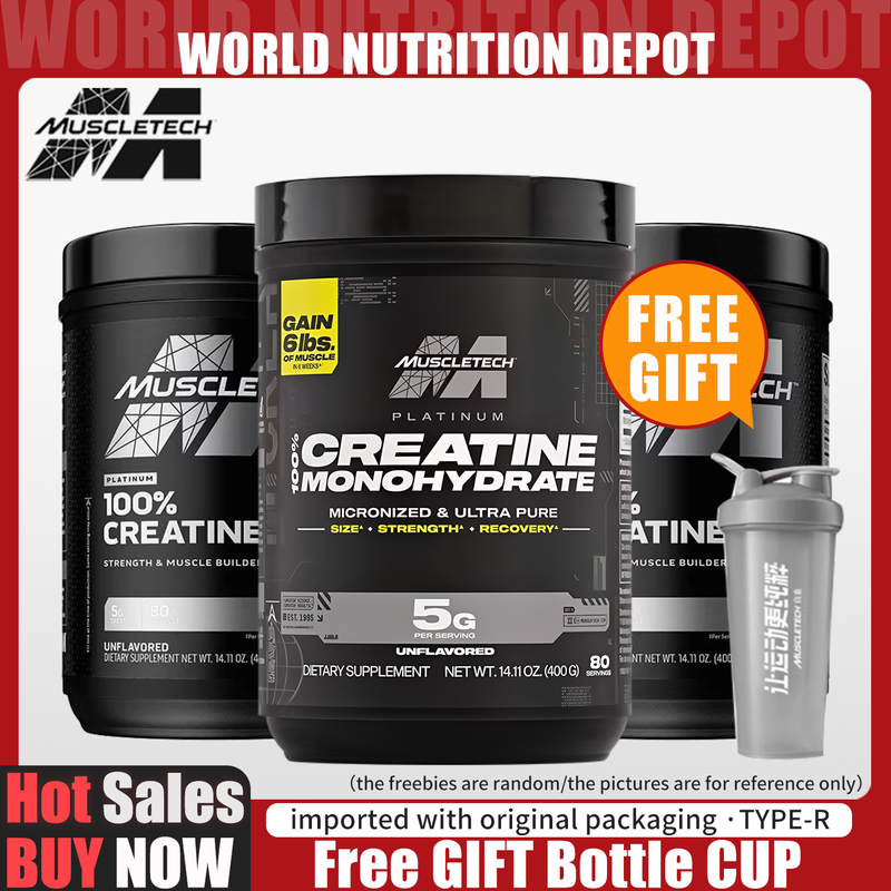 Muscletech Platinum Creatine Monohydrate Powder Unflavored 400g