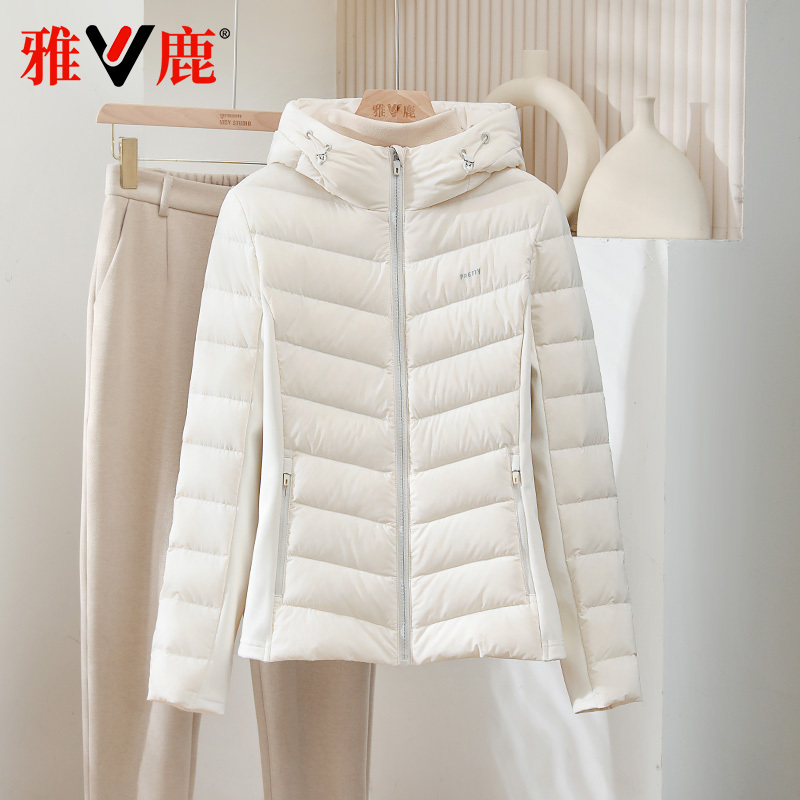 Yalu 2026 New Lightweight down Jacket for Women, Autumn and Winter Short Hooded Inner Layer Sports Yoga Jacket for Women, Super Light