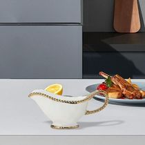Ceramic Gravy Boat Decorative Roasting Sauce Dish Tool