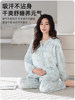 Postpartum Clothing, Pure Cotton, Sweat-Absorbent, with Chest Pads, Summer Thin Style, Dual-Use for Pregnancy and Breastfeeding, Maternity Home Wear