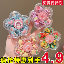 2024 New Childrens Hair Rope Girls Hair Wrap Little Girls Korean Hair Accessory Cartoon Cute Small Headband