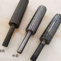 Woodworking electric rotary file wood file electric grinder handmade wood file medium-tooth fine-tooth coarse rubbing knife tea tray grinding head 6mm