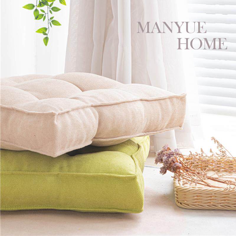 Manyuejia Nordic ins style solid color cushion office thickened chair cushion bedroom bay window cushion tatami futon