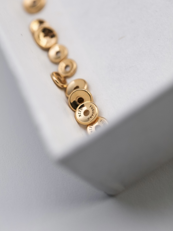 Fuguang Accessories·22K Concave Round Spacer 3.5mm, 4mm, 5mm, 6mm