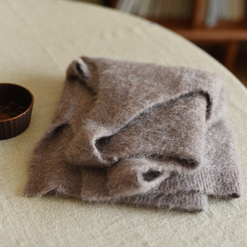 Produced by Two People, Lrcp |   The Firmness of Nature |   Alpaca Wool V-Neck Sleeveless Sweater