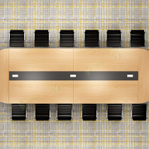 Conference table long table training table conference table and chair combination simple modern long table large conference long table