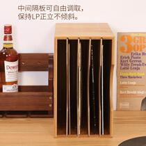 Juyang vinyl record rack classical nostalgic LP record storage rack vinyl disc storage box CD rack storage rack