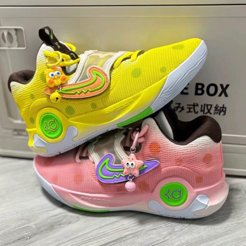 Customized Sneakers Nike Kdtrey5X Durant Spongebob Patrick Star Low-Top Basketball Shoes Customized Sneakers Nike Kdtrey5X Durant Spongebob Patrick Star Low-Top Basketball Shoes