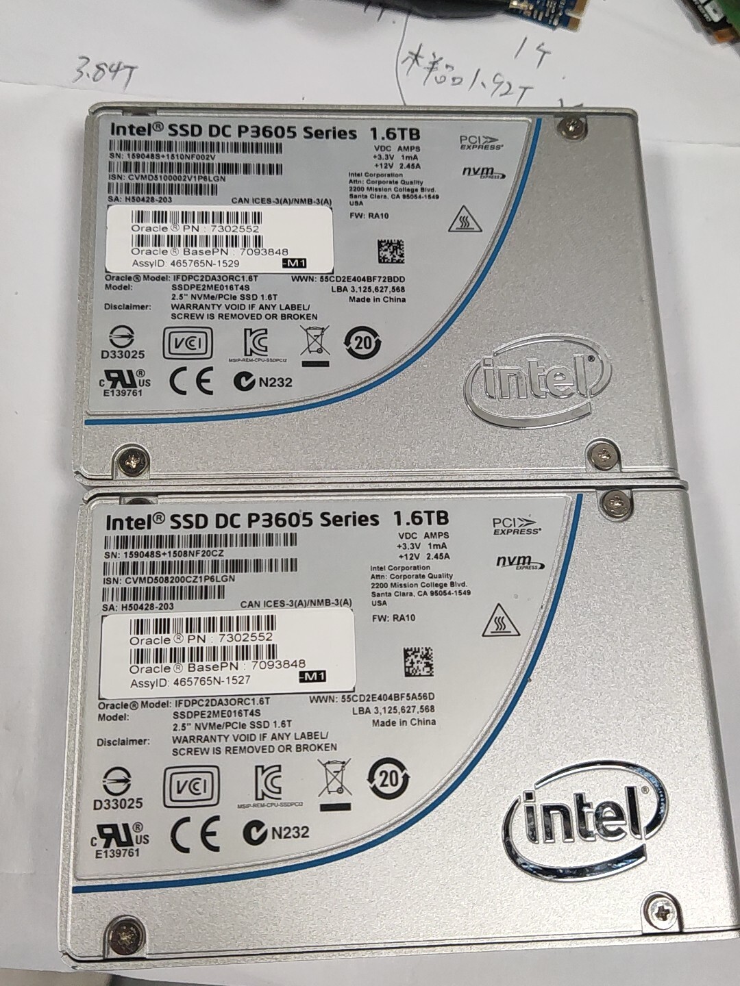 процессор Intel P3605 U.2 ...