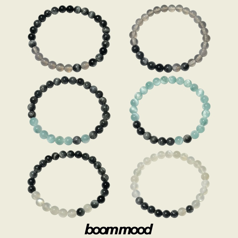 Boommood Bracelet Thin Circle Series Original Design Niche Jewelry Summer New Handmade Beaded Bracelet for Couples