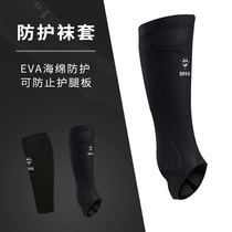 Sports calf guards adult football shin guards socks covers sponge pads ankle guards sports equipment