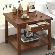 Customized Kuantu tea table living room home new Chinese style solid wood leg tea table small apartment side table side cabinet side cabinet bed