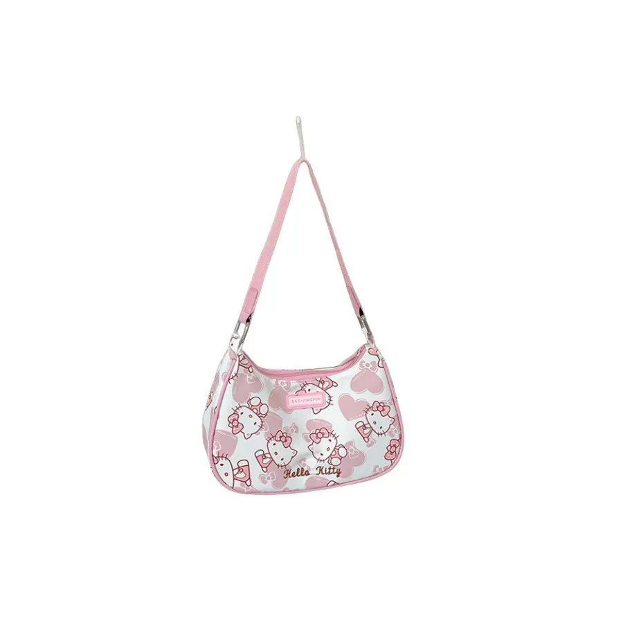 Санрио, Hello Kitty, сумка на одно плечо через руку, сумка подмышку для путешествий