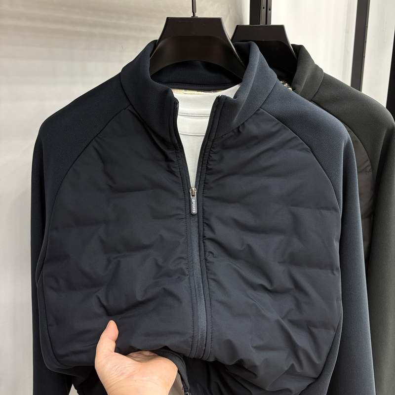 Tommy 2025 Men's New Lightweight Patchwork Popular Jacket with Sheep Wool, Casual Outdoor Versatile Fleece-Lined Coat Tommy 2025 Men's New Lightweight Patchwork Popular Jacket with Sheep Wool, Casual Outdoor Versatile Fleece-Lined Coat