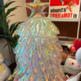 Рождественские украшения прозрачные красочные елочные шары домашняя атмосфера украшения магазин торговый центр креативный макет сцены