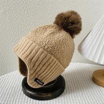 Winter hair line protective ear knit cap male and female windproof anti-cold Lei Feng cap youth outdoor street thickened warm and cold  