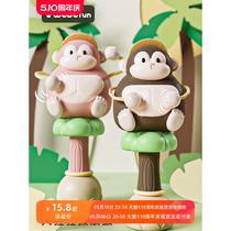 Rattle baby can chew 0 to 1 year old baby toy boiled wave newborn educational hand drum for infants