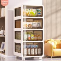 Best Helper Snack Storage Cabinet Drawer-type Childrens Clothes Plastic Storage Cabinet Free of Installation Living Room Storage Cabinet Home